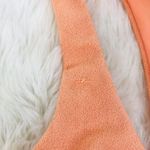 l*space L* Dax Terry Bikini Top Cabana Bitsy Cut Cheeky Bottom Peach Size Small New Photo 12