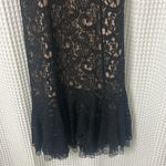 Moulinette Soeurs Anthropologie  Black Lace Midi Cami Cotrina Dress Size 0 NWT Photo 3