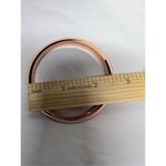 Chloe + Isabel  Rose Gold Tone Ridged Bangle Bracelet Photo 3