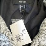 Forever 21  - Herringbone Double Breasted Coat in Gray & Black Photo 2