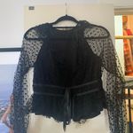 4S13NNA 4SI3NNA Anthropologie Chantria Polka Dot Top Photo 2