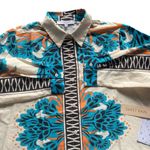 Sweet Rain  Plus Size Silky Style Long Sleeve Button Down‎ 100% Polyester Shirt Photo 7