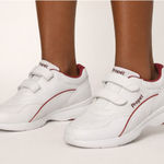Propet Tour Walker Strap Shoes White/Berry Leather Hook & Loop Women’s Size 10 White Photo 0