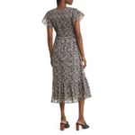 Rails  Clementine Floral Smocked Cotton Dress In Black Mini Floral‎ Size Small Photo 2