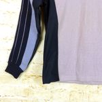 Avalanche Vintage Lasley-Seattle Sweater Women S Pink Blue Striped Half Zip Wool Photo 5