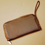 None Rose Gold Full Zip Wallet Clutch Purse Photo 0