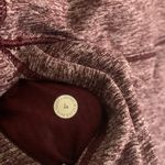 Lululemon Women’s 4 Always Alert 1/2 Zip Heathered Garnet Winter Outdoor Top Photo 4