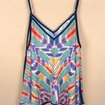 Jealous Tomato  Women’s Multi-Colored Patterned Handkerchief Tank Top Photo 0