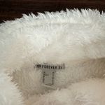 Forever 21 Fuzzy White Zip Up Vest Photo 3