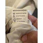 Chouyatou Women Cropped Jacket Medium White Pu Leather Biker Collarless Casual Photo 6