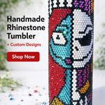 Yeti Rhinestone tumbler  Photo 1