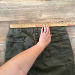 a.n.a  Button-Fly Utility Skirt Womens Size 6T green knee length skirt tall women Photo 4