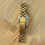 Geneve Presidential Diamond Vintage Ladies Watch Black Dial Gold Bracelet Case Photo 10