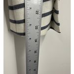 ZARA Blazer Womens Nautical Single Breast Stripped Blue White Size Small Photo 10