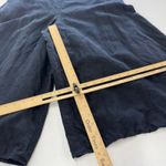 Club Monaco Jumpsuit Womens Size 10 Black Sleeveless Wide Leg Linen Blend Photo 7