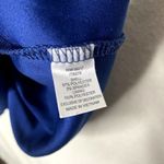 Charming Charlie  Floral Applique Crushed Velvet Cami Tank Top Blue Green Large Photo 10