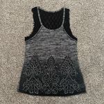 Miss Me  gray sparkly knit tank top size M Photo 5