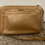 Rebecca Minkoff  Mini M.A.C Brown Leather Chain Strap Zip Closure Crossbody Bag Photo 5