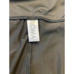 Roma Black Sleeveless Bodycon Peak A Boo Sexy Midi Dress Women’s Size Small Photo 3