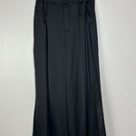 Dissh Rue Black Satin High Waist Wide Trouser Pant 4 Photo 3