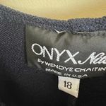 Onyx Nite Sparkle Ruffle Maxi Dress Photo 2