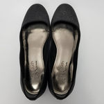 Nina The Touch Of Womens Shimmery Glitter Ballet Flats Shoes Black Slip On 8 X Photo 3