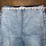 Tinseltown  Blue Flare Wide Leg Distressed Knee Jeans Size 11 Photo 1