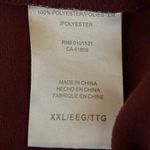 Womens Red Coca Cola Long Sleeve Striped Colorblock Zip Track Bomber Jacket XXL Photo 4