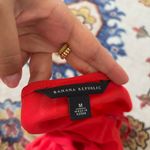 Banana Republic Y2K Red V-Neck Chain Halter Tank Blouse Small Sexy Photo 4