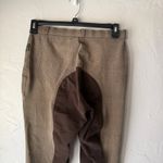 Tally Ho Brown Plaid Equestrian Riding Pants Size 32L Cotton Spandex Photo 4
