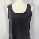 90s Vintage Velvet Sleeveless Mini Dress Solutions Black Size Medium Photo 8