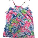Lilly Pulitzer Womens Multicolor Floral Sleeveless Pullover Tank Top Size XS Photo 0