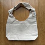 Ulta Beauty Cream Woven Faux Leather Shoulder Bag Photo 2
