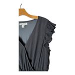 Tommy Bahama  Jumpsuit Women Small Black Oasis Waves Gauze Cropped Wide Leg Beach Photo 6