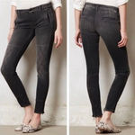 MOTHER Denim  Black The Speedster Zip Jeans Photo 1