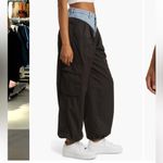 BLANK NYC  Pleated Denim Waist Cargo Pants Photo 2