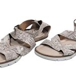 Sofft Mirabelle Sneaker Sandals Neutral print size 8 White Photo 0