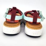 Chloé Lilli Multi-Strap Platform Sandals Orange/Teal EU 38 (US 7.5–8) Photo 7