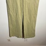 Young Fabulous and Broke Wide Leg Baggy Pant Women S Tan Green Cotton Minimal Boho Photo 4