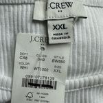 NWT J. Crew Factory Women's XXL Ribbed White Ruffle Photo 5