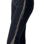 *NEVER WORN* black skinny jeans with chain detail Size 26 Photo 4