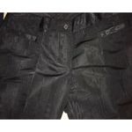 trixie + LULU Women's Black Striped Shiny Wide Leg Pants Size 12p NEW Photo 3