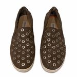 Steve Madden  Green Skip On Sneakers Silver Eyelet 6 Photo 0