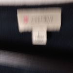 Daniel Cremieux Cremieux Navy Blue Striped Long Sleeved Top L Photo 1
