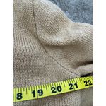 BCBGeneration Ruffle Crew Neck Long Sleeve Acrylic Pullover Light Gold Sweater L Photo 7