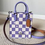 Coach North South Mini Tote With Checkerboard Print cr180 Photo 0