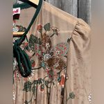 Vintage 1970 JERELL OF TEXAS Floral Dress Tan Size undefined Photo 6