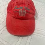 Orange Sanibel Island Cap Red Photo 1