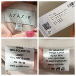 Azazie NWT Mai Abstract Bouquet Floral Sheath Pleated Chiffon Dress Size US A0 Photo 10