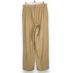 Cotton On Pants NWT Linen Taupe Straight Leg Women 6 Wide Leg Business Casual Photo 1
